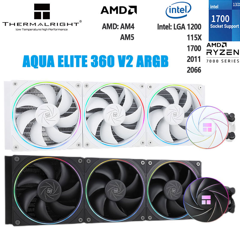 Aio Liquid Cooler - Thermalright-enfriador de líquido AQUA ELITE 360