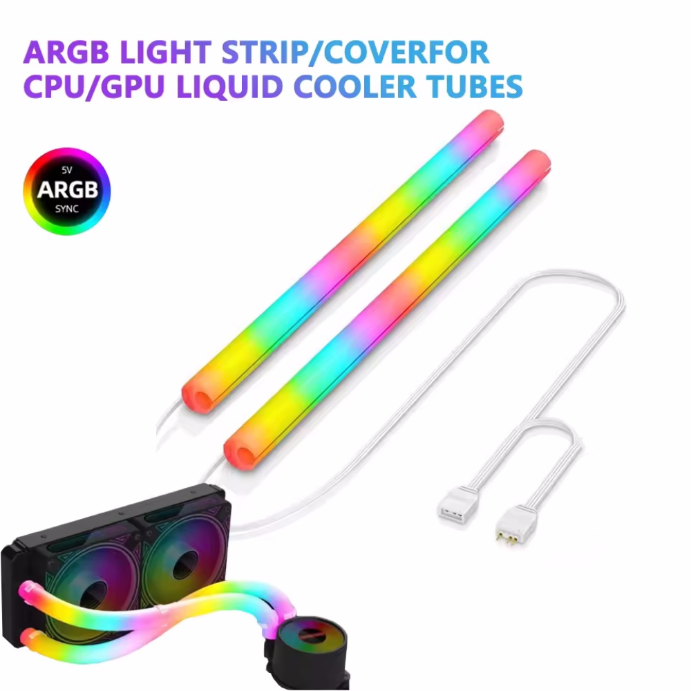 Aio Liquid Cooler - Tubo de luz LED neón flexible