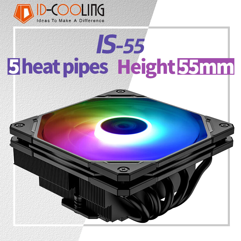 Cpu Cooler - ID-COOLING IS-55 5 Heatpipe CPU enfriador