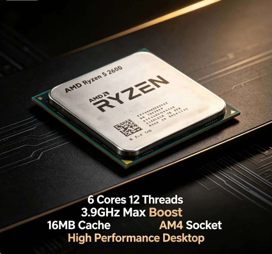 Procesador AMD Ryzen 5 2600 R5 - Cpu Fan reseña y precio