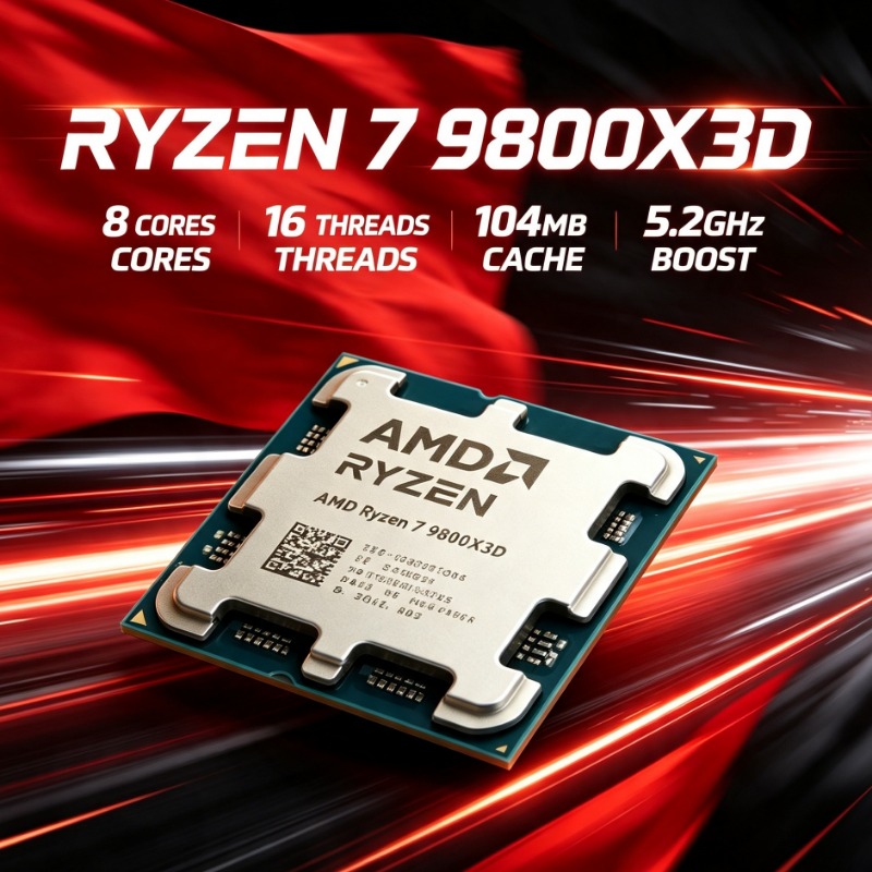 Procesador para Juegos R7 9800 - Cpu Fan reseña y precio