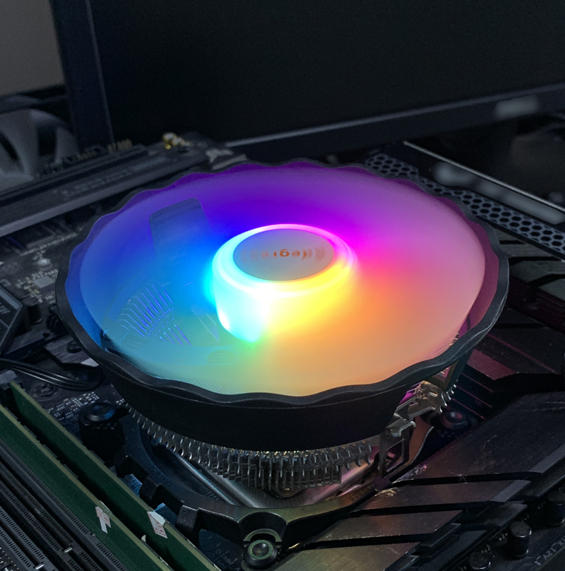 Enfriador de aire de CPU RGB,  - Cpu Heatsink reseña y precio
