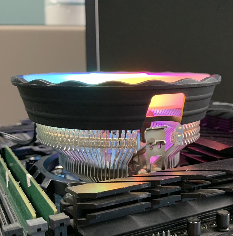 Enfriador de aire de CPU RGB,  - Cpu Heatsink reseña y precio