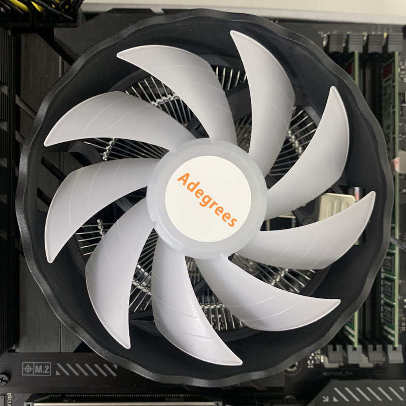 Enfriador de aire de CPU RGB,  - Cpu Heatsink reseña y precio