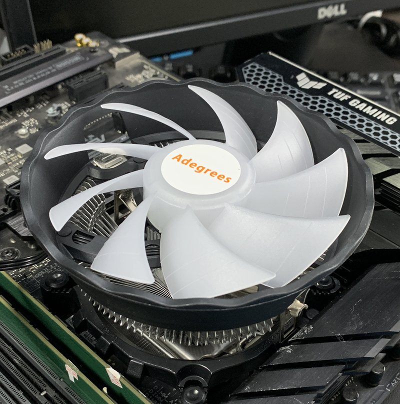 Enfriador de aire de CPU RGB,  - Cpu Heatsink reseña y precio
