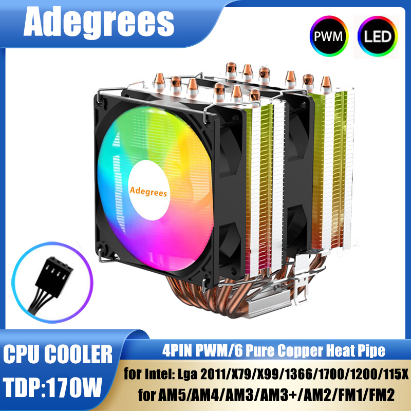 Enfriador de CPU Refrigerado p - Air Cooler Cpu reseña y precio