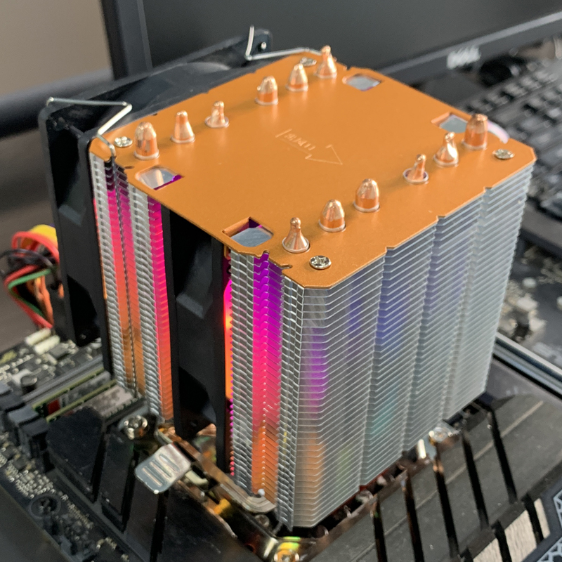 Enfriador de CPU Refrigerado p - Air Cooler Cpu reseña y precio