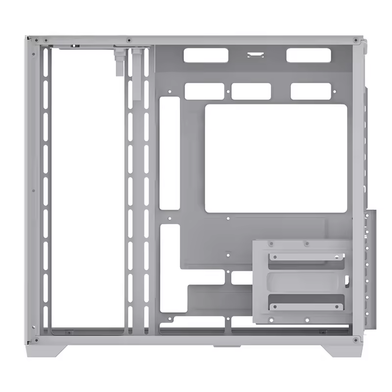 Caja de PC blanca Chasis Torre - Cpu Fan reseña y precio