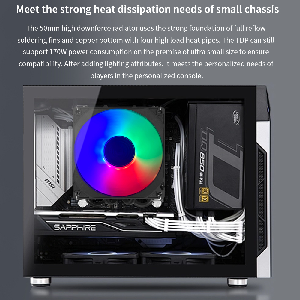 Ventilador de refrigeración de - Air Cooler Cpu reseña y precio