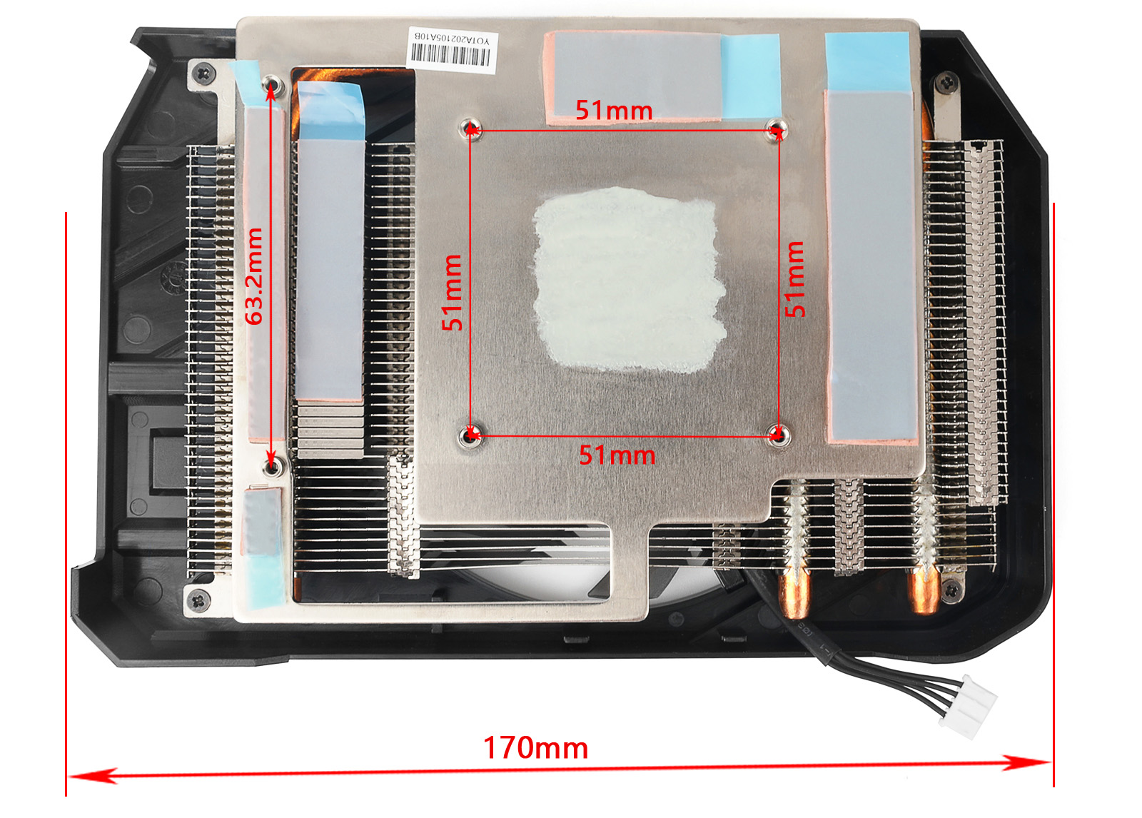 Tarjeta gráfica GAA8S2H GPU de - Cpu Heatsink reseña y precio