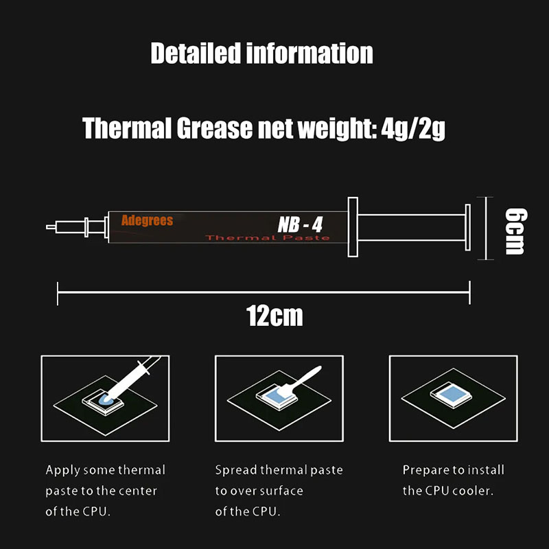 Pasta térmica 18W/mk compuesto - Thermal Paste reseña y precio