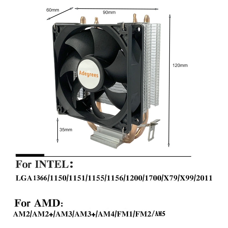 X99 CPU enfriador de aire proc - Cpu Cooler reseña y precio