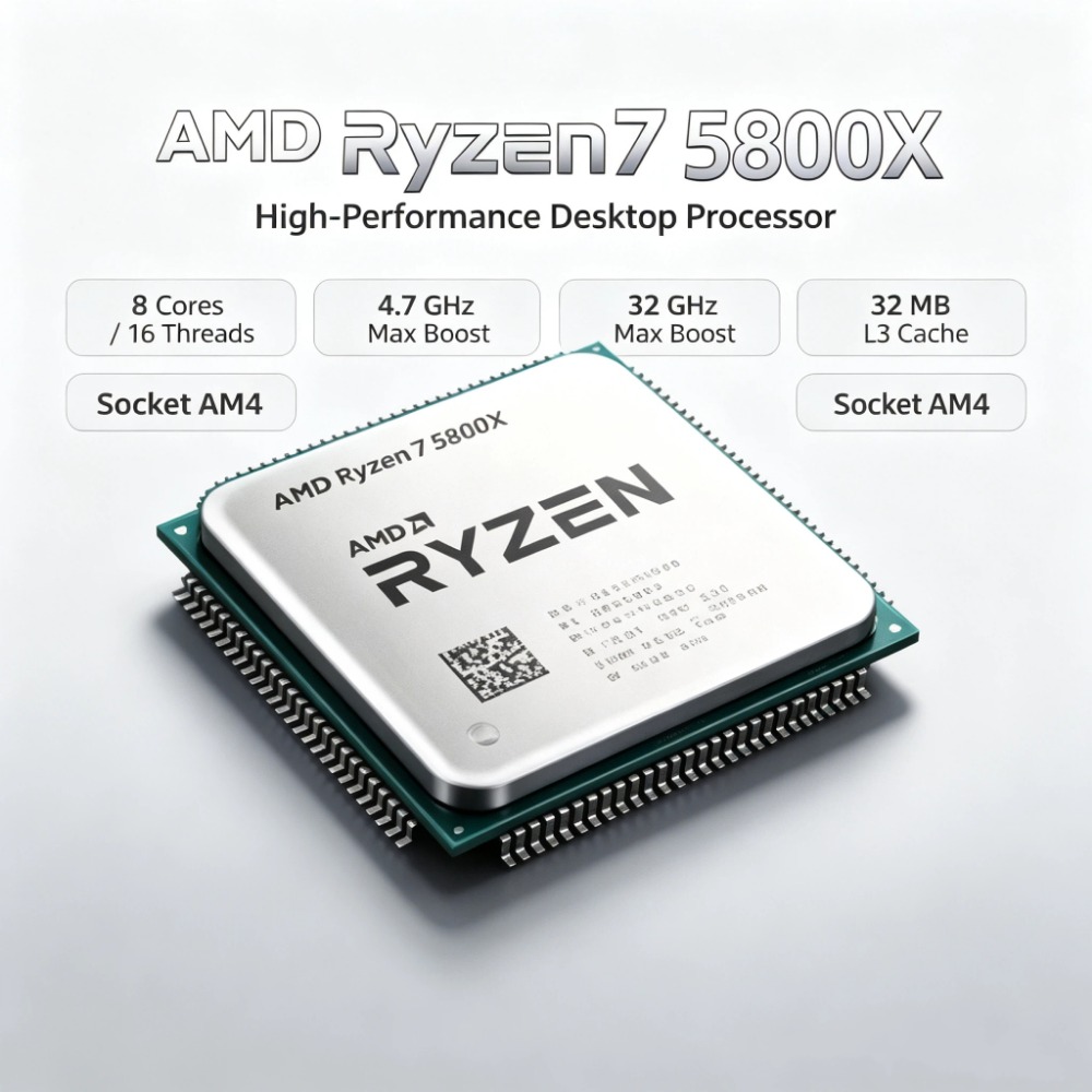 Chip de Escritorio AMD Ryzen 7 - Cpu Fan reseña y precio